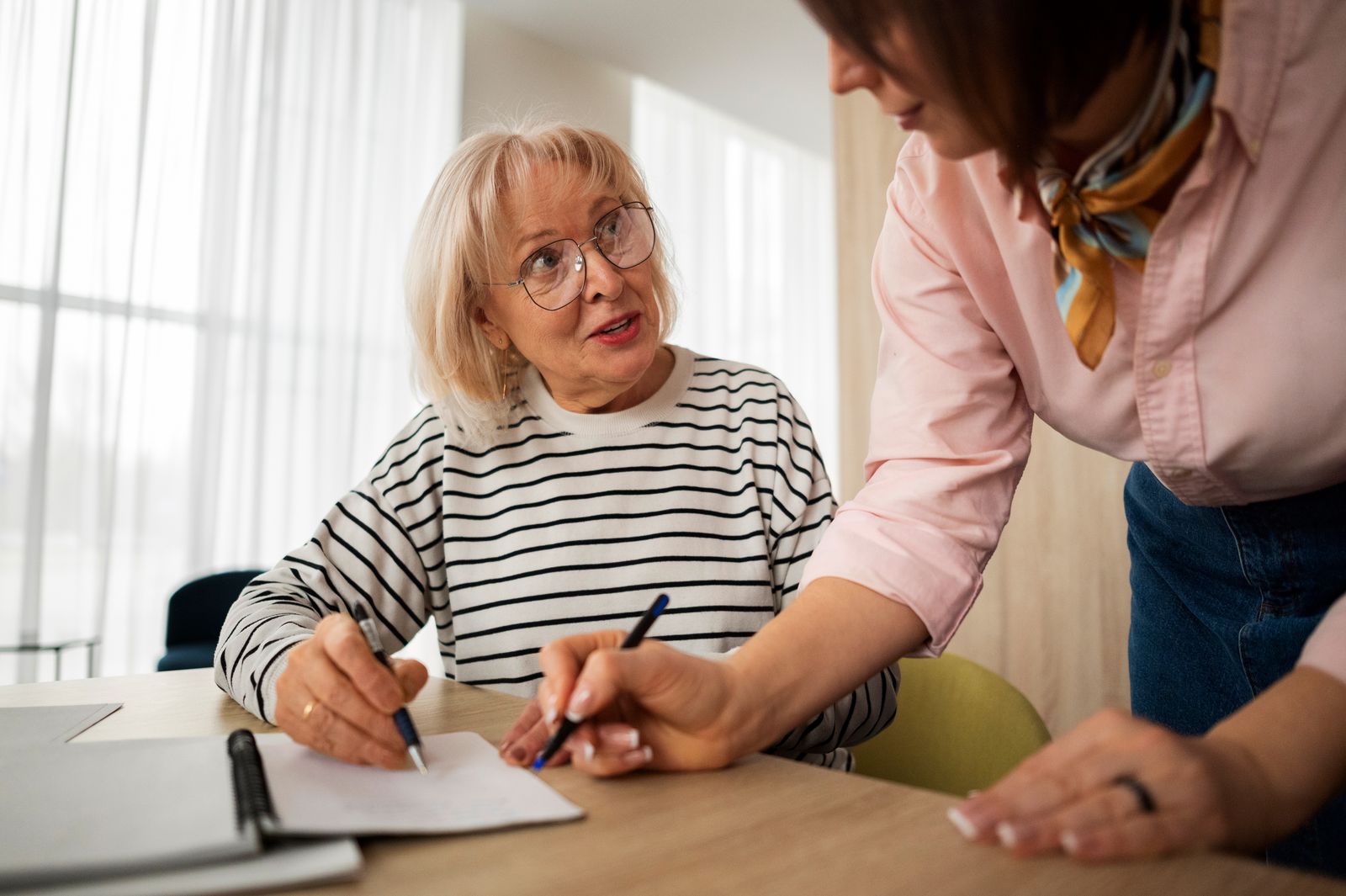 Entretien individuel et confidentiel avec une assistante sociale